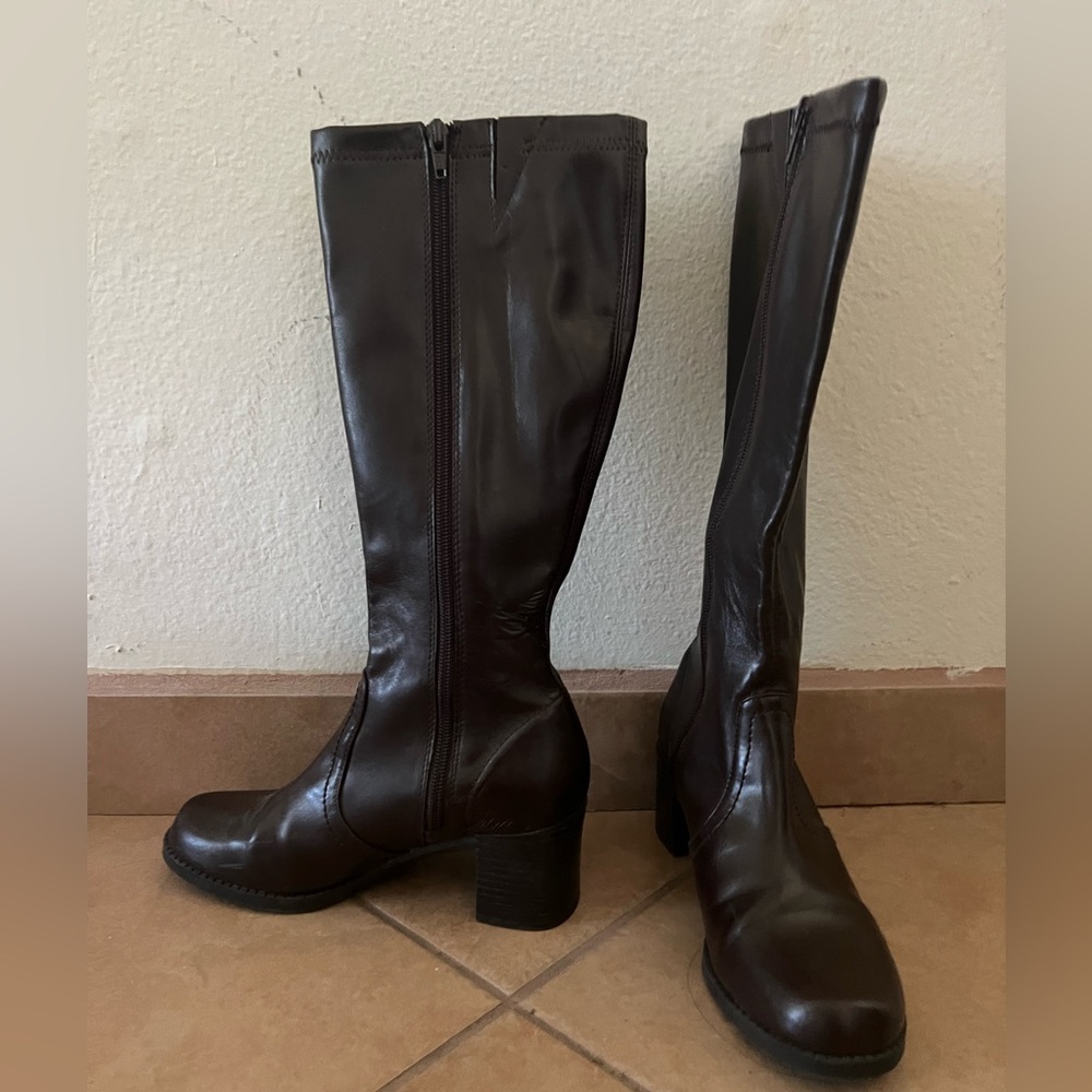 Calf-high boots